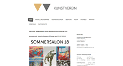 Desktop Screenshot of kunstverein-wiligrad.de